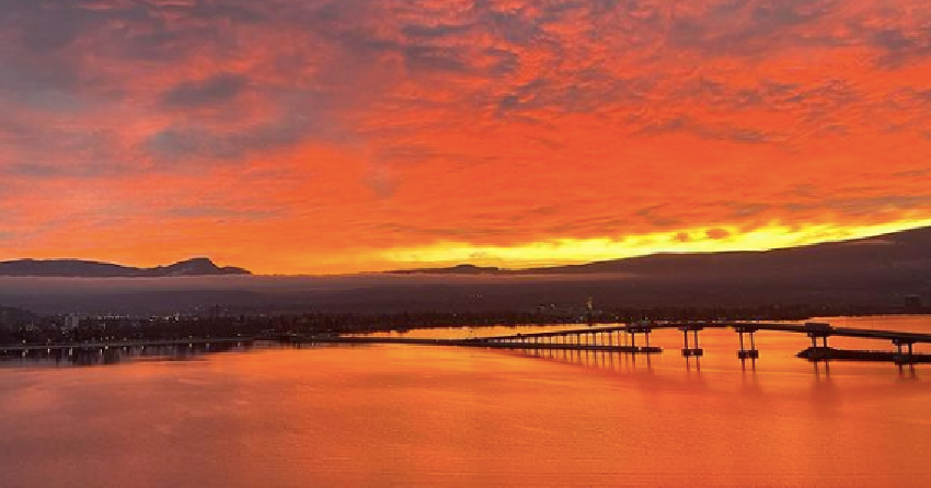 PHOTOS: A beautiful sunrise in the Okanagan