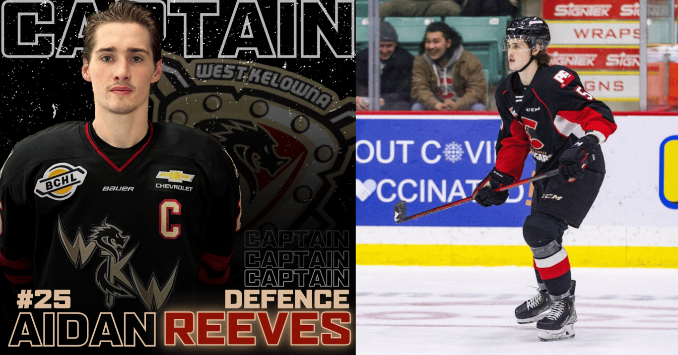 Warriors name defenceman Aiden Reeves as team captain