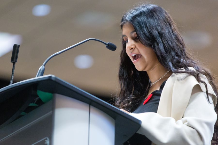 Aashna Sadeque reads the names