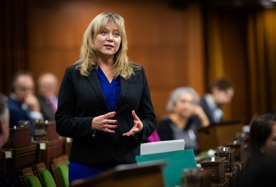 </who>Kelowna-Lake Country Conservative MP Tracy Gray speaks in the House of Commons in Ottawa in this photo from December 2020.
