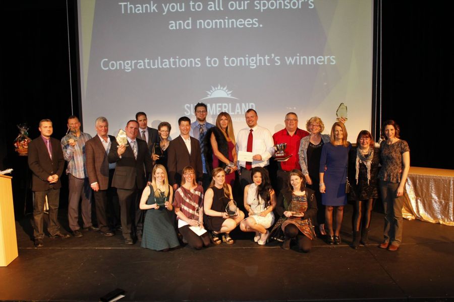 <who>Photo credit: Summerland Chamber of Commerce</who> 2017 Awards gala 
