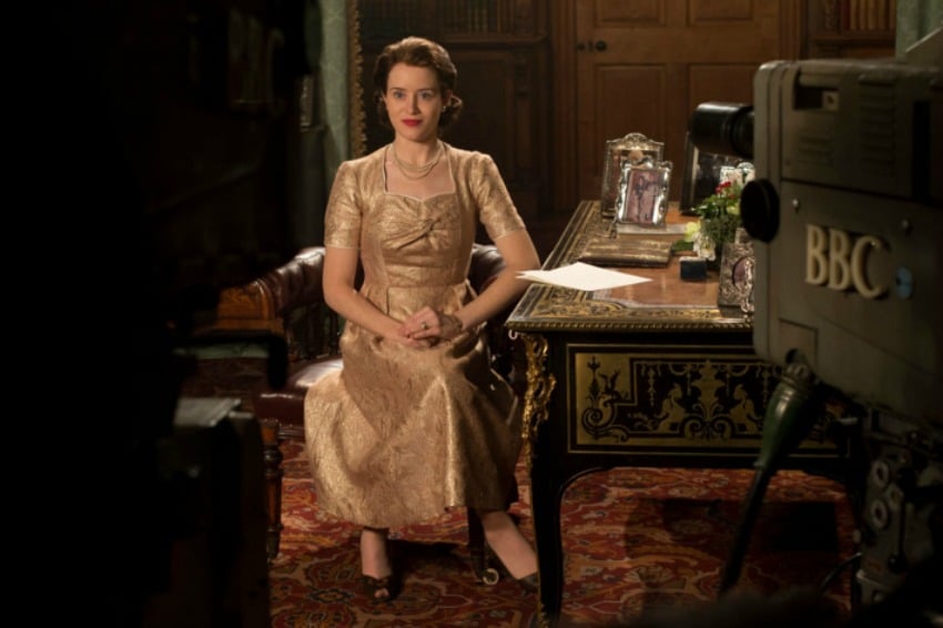 Claire Foy in The Crown.