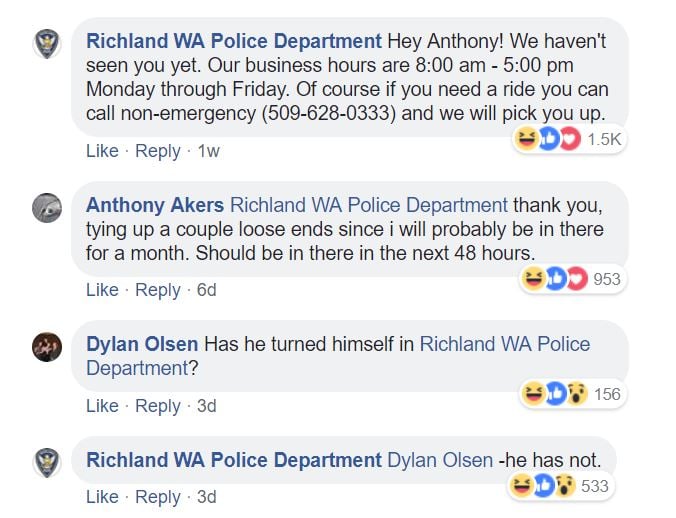 <who>Photo Credit: Richland WA Police Department Facebook