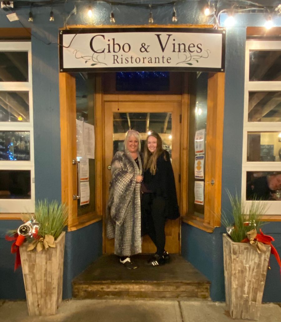 <who>Photo Credit: Contributed</who>Cibo & Vines Ristorante</who>Cherie Bokis (L) and Tatyana Spiess