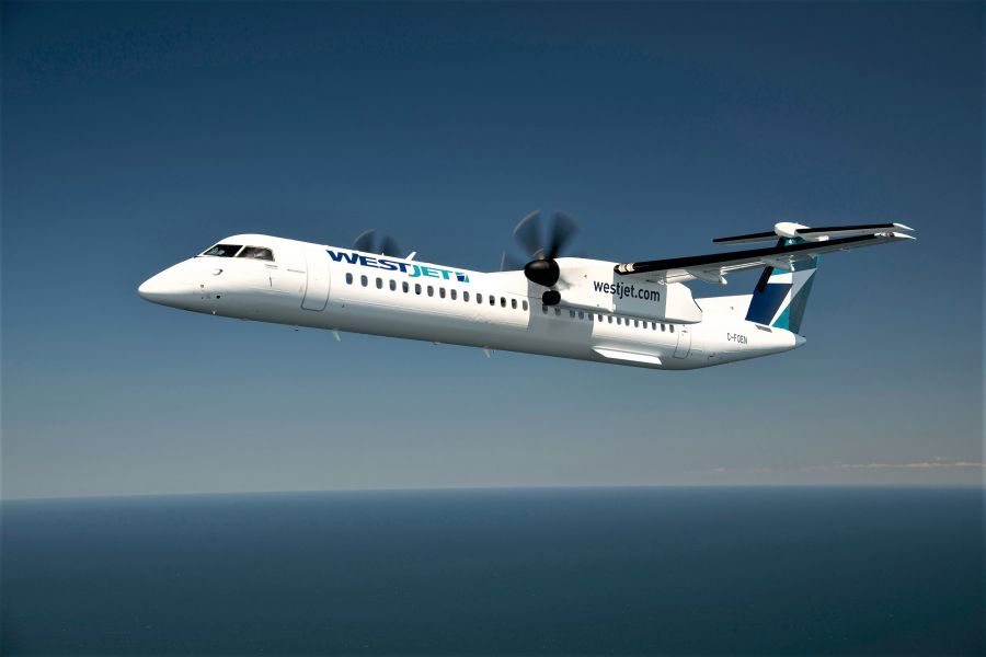 </who> WestJet, above, is expected resume all daytime flights tomorrow. Below, Air Canada is still accessing the daytime operation situation and is expected to decide soon.