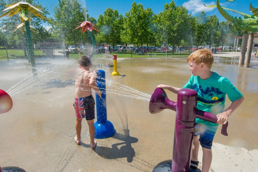 Upgrades underway for splash pad at Ben Lee Park