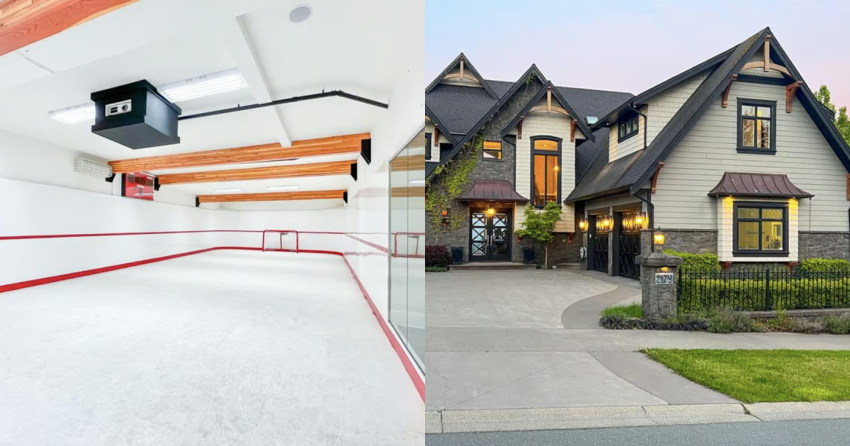 $3.2M home in BC comes with private indoor hockey rink 