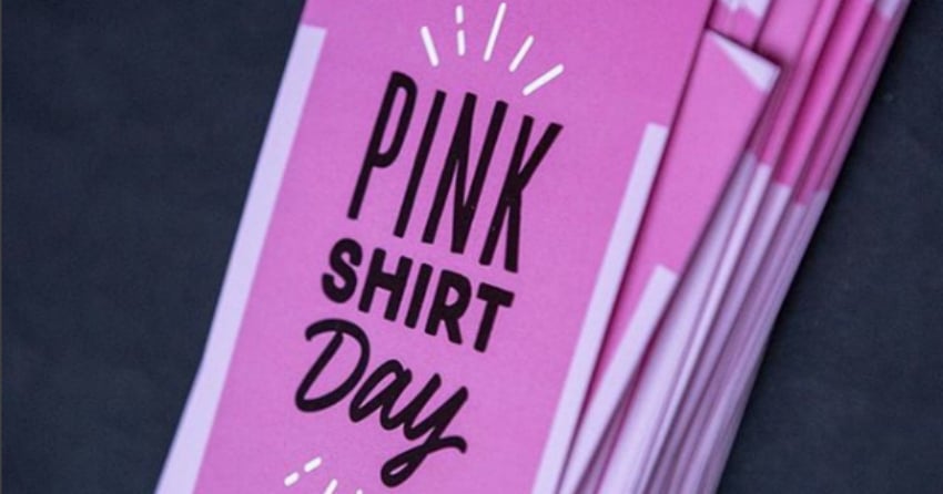 On Wednesdays we wear pink and take a stand against bullying