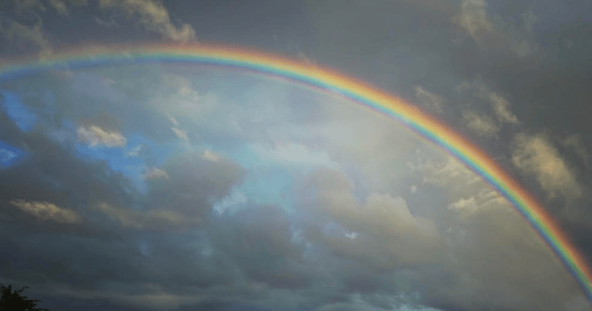 PHOTOS: Rainbow strikes Kelowna following Saturday storms
