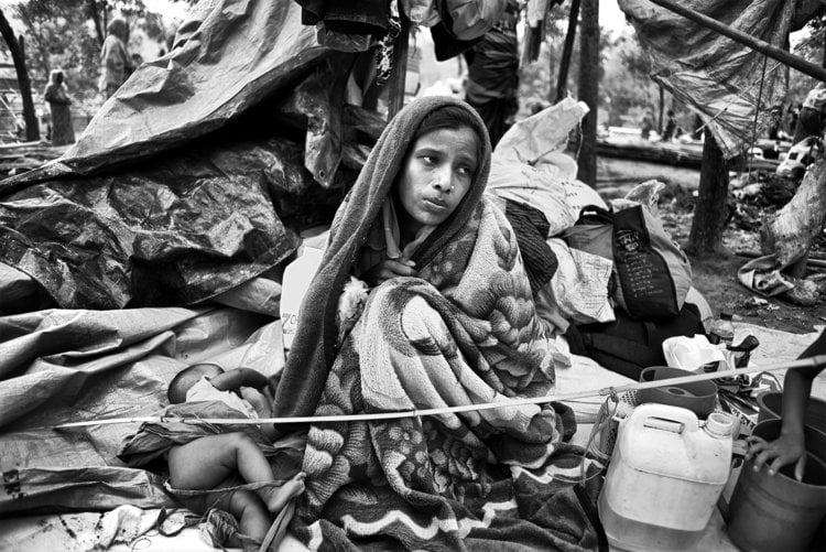 This is one of the 50 photographs in the Exile to Nowhere: Burma's Rohingya on display at the Penticton Art Gallery. Photographer Greg Constantine will talk about his exhibit Saturday at 1 p.m. and all local residents are invited to attend.