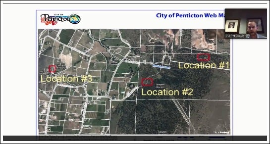 <who> Photo Credit: City of Penticton </who> The three options for a skills park.