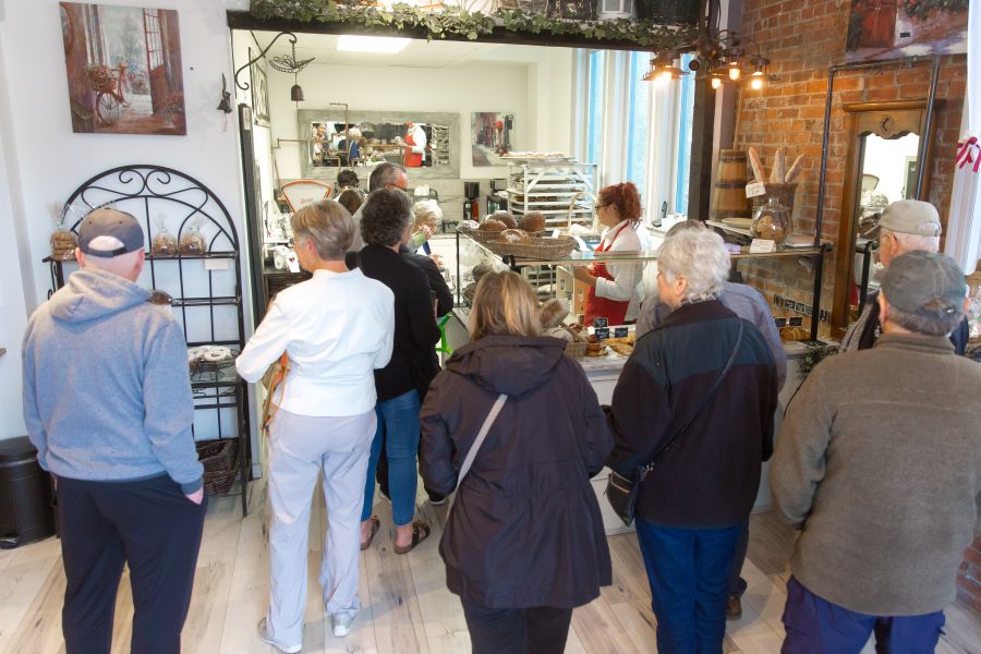Petrasek Bakery is a busy place Saturdays