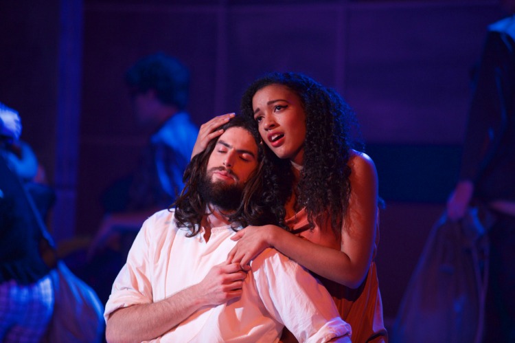 <who> Photo Credit: contributed. </who> Mac Mackay and Celeste Catena playing Jesus and Mary Magdalene. 