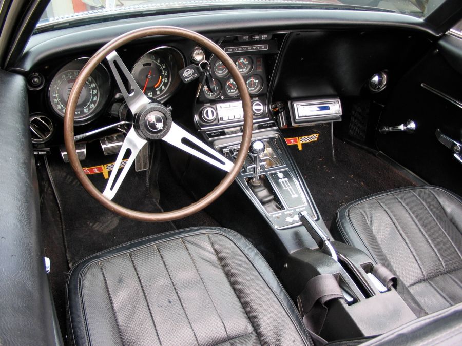Photo credit KamloopsBCNow - 1968 Corvette convertible with an aftermarket cd player now qualifies