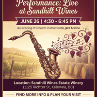 Okanagan Sax at Sandhill Wines