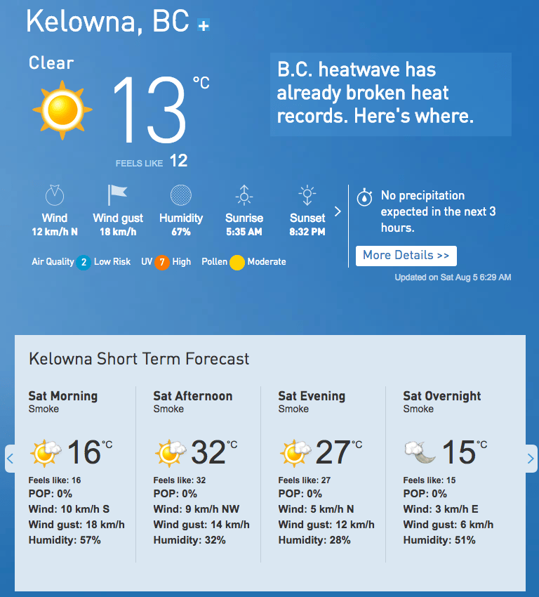 Photo credit: The Weather Network