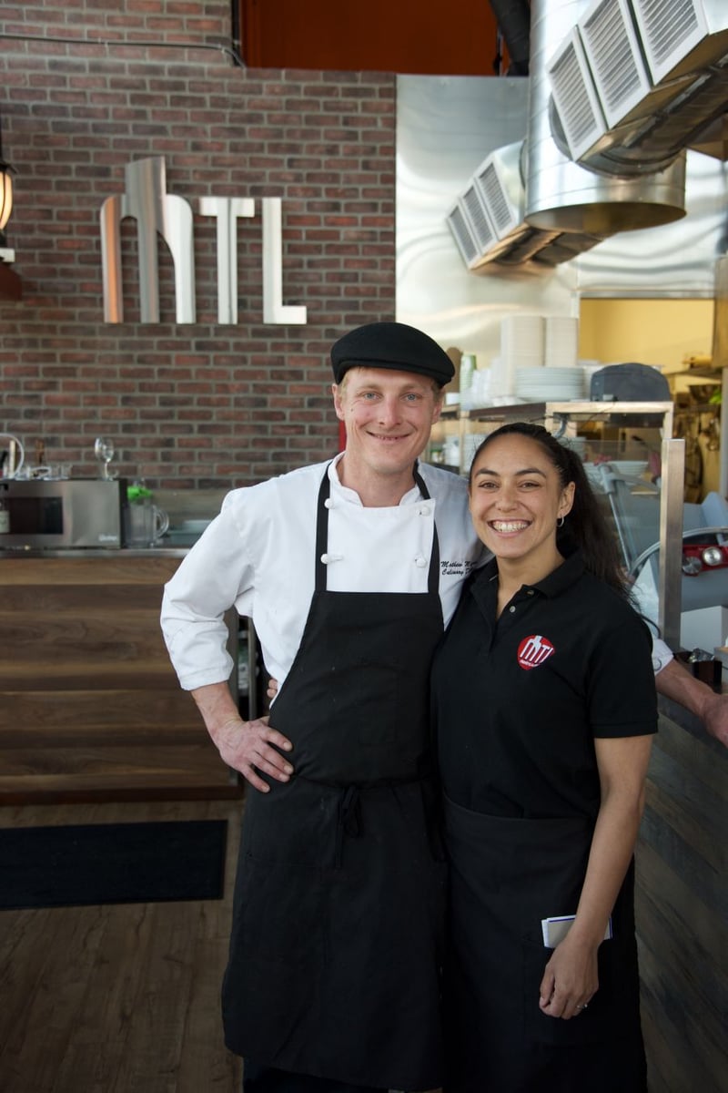 Chef Mathew and his lovely wife