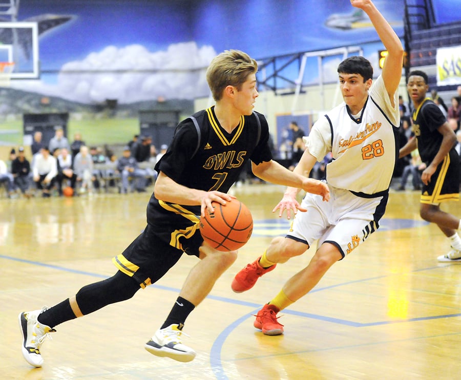 Parker Johnstone of the KSS Owls earned MVP honours at the Okanagan Valley tournament on the weekend.