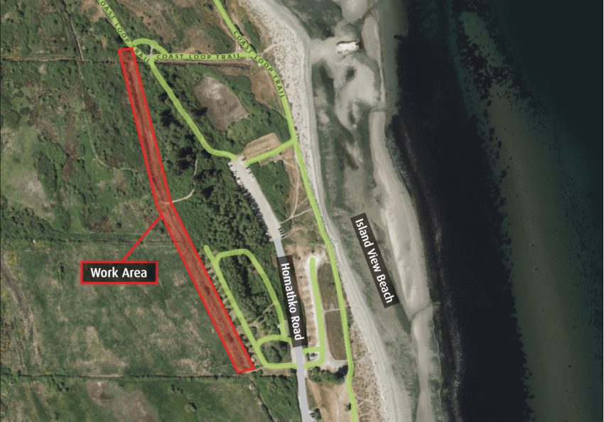 Temporary disruptions at Island View Beach Regional Park expected in September
