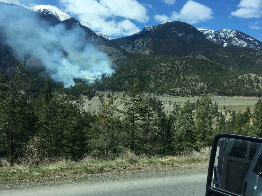 The fire near Lytton.