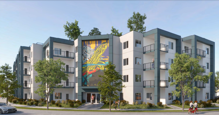 New design plans submitted for proposed rental building off Rutland Road