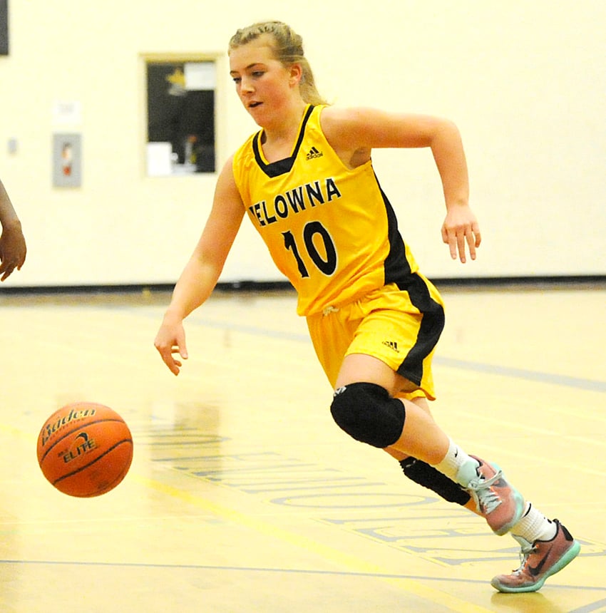 <who>Photo Credit: Lorne White/KelownaNow </who>Kelowna Owls' Dez Day is making a smooth transition from junior to senior basketball.
