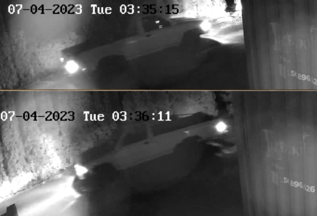 Oak Bay Police looking for truck in suspicious fire investigation