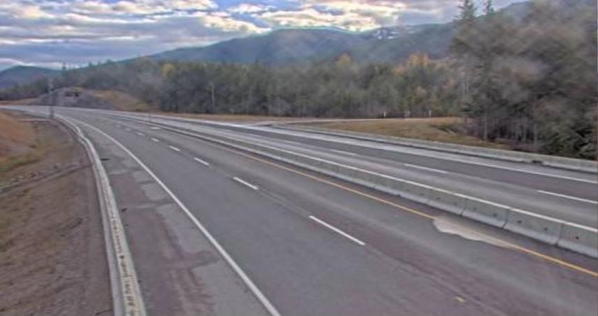 Vehicle fire causing delays on Hwy 1 west of Golden