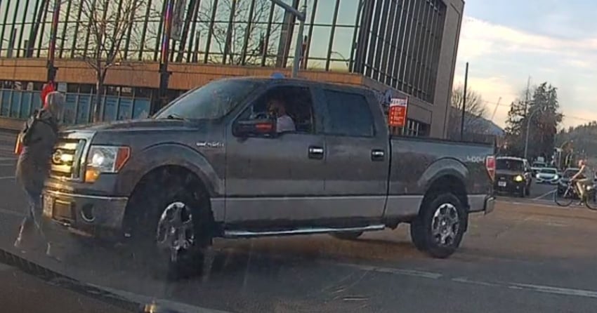 VIDEO: Pedestrian hit by truck in crosswalk of downtown Kelowna ...
