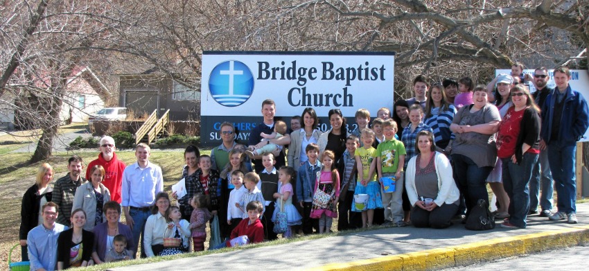 <who> Photo Credit: Bridge Baptist Church </who> The Bridge Baptist Church has a young congregation of families and youth.