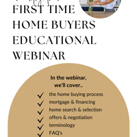 First Time Home Buyers Educational Webinar