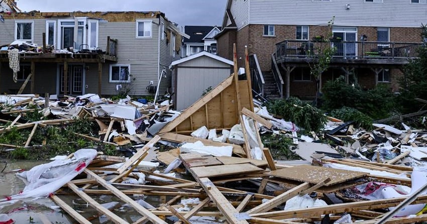 Clean-up begins after tornado destroys home and injures residents in ...