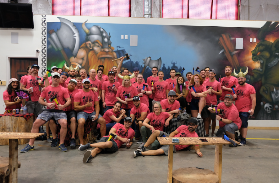 <who>Photo Credit: Acro Media</who> This is a team pic from Acro Media's Fun Day 2018. Every year, they take an entire day off work to go do fun stuff!