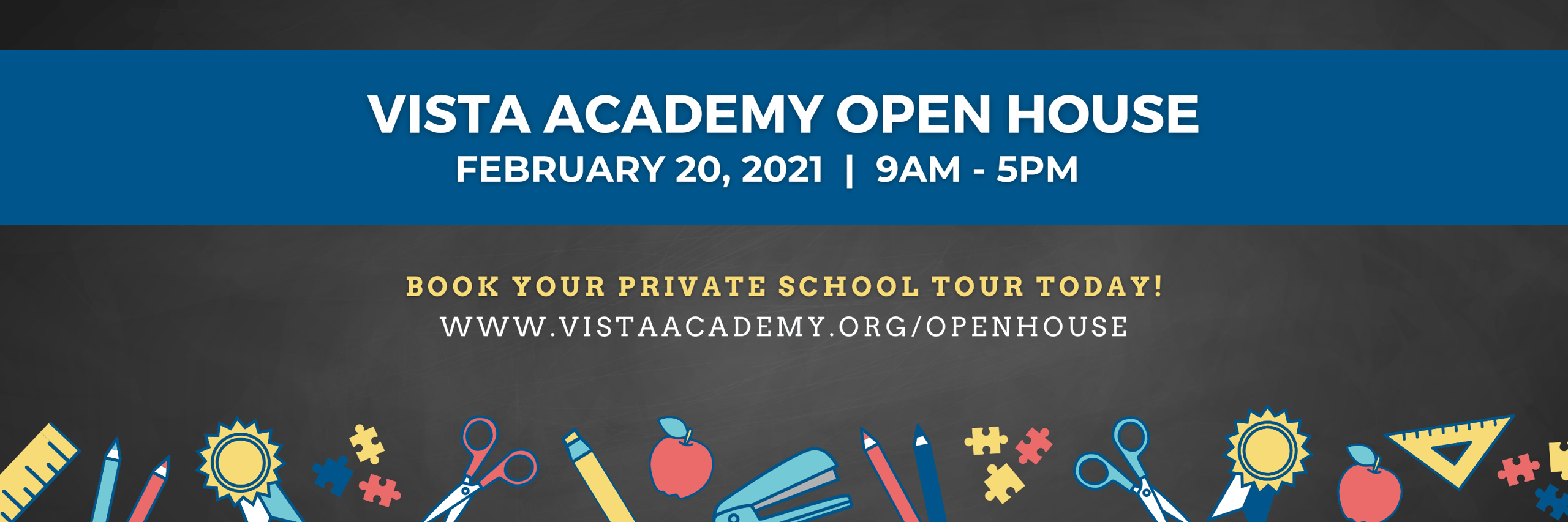 You’re Invited – Come Visit Vista Academy This Saturday!