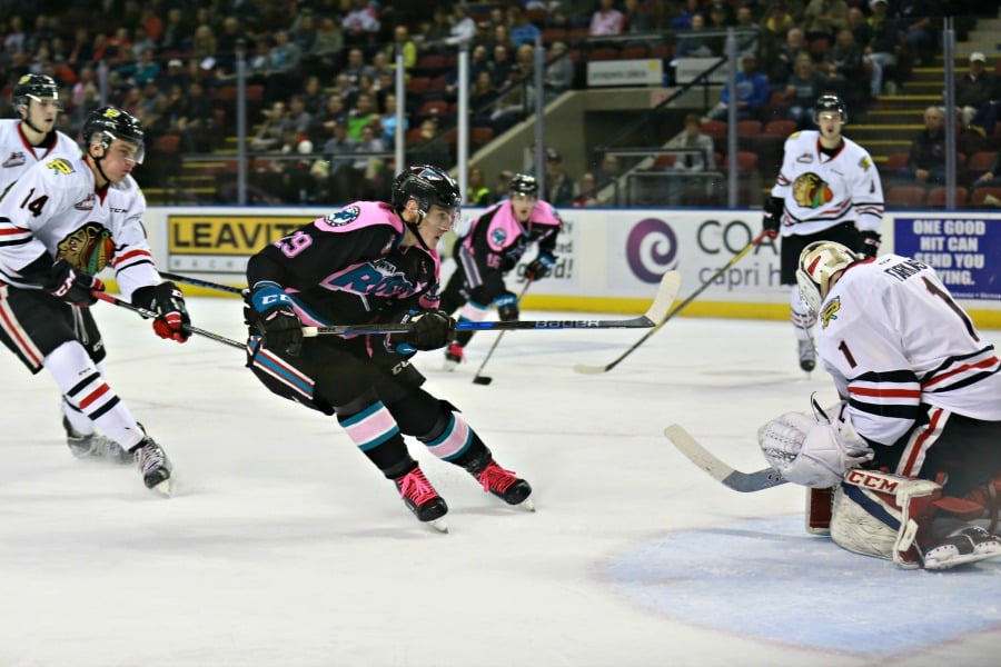 Rockets end losing streak with decisive win over Winterhawks