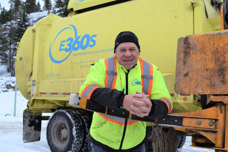 </who>Environmental 360 Solutions truck driver Danny Somerville connects with people of all ages on his routes..