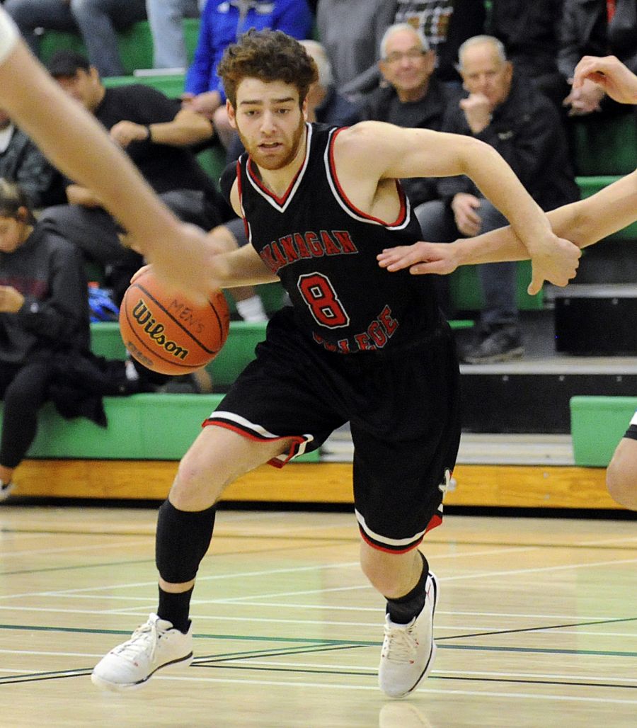 <who> Photo Credit: KelownaNow/Lorne White </who> Coyotes Guard, Davide Ciancio, graduated from KSS in 2016.