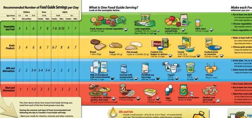 Government of Canada changing the Food Guide and rules on food labeling
