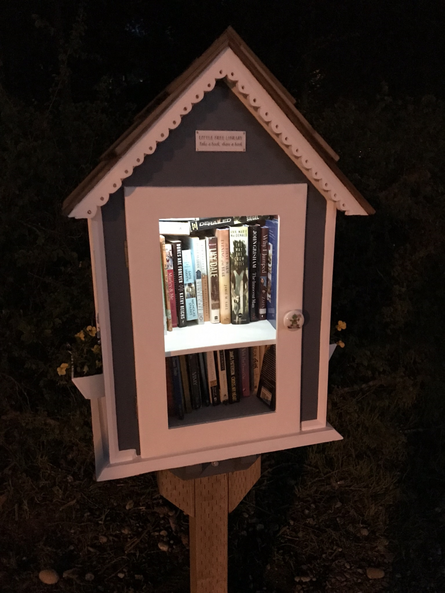 <who>Free Little Libraries/Pocket Places Project