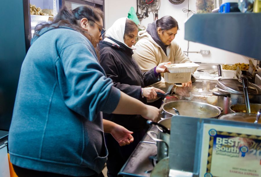 Samosa Express at the Summerland Festival of Lights.