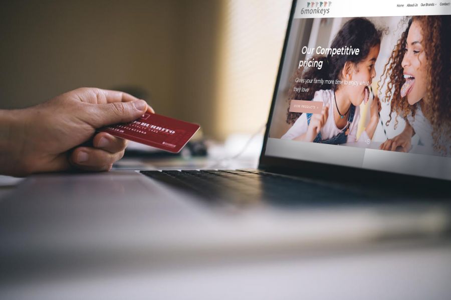 Csek Creative e-commerce client 6monkeys