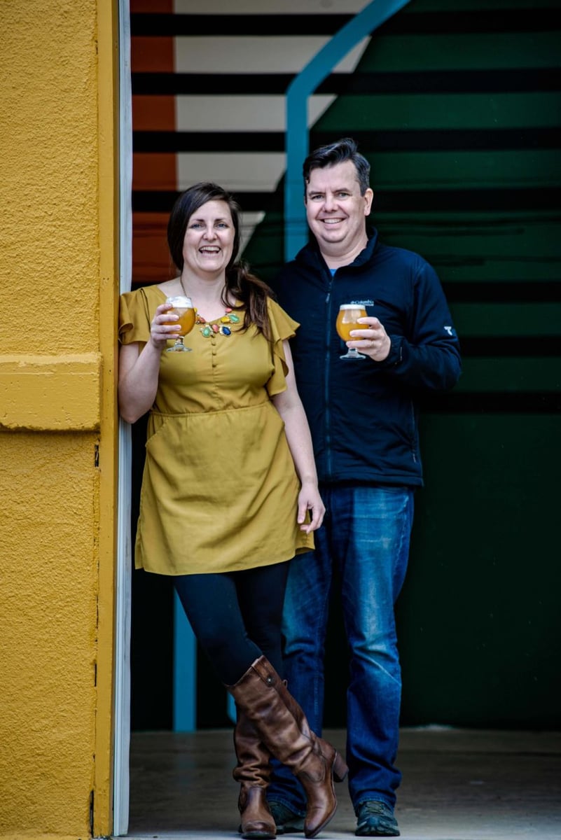 </who>Husband-and-wife team Timothy Scoon and Alexis Esseltine are the new owners of 26-year-old tin Whistle Brewing in Penticton.