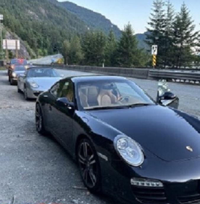 Porsches busted going nearly 120 km/h over speed limit on Sea to Sky ...