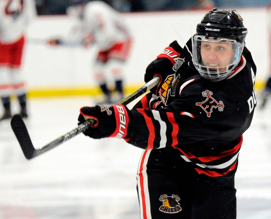 West Kelowna product, Isaac Dutka, notched a power-play goal and chippe in with two assists.