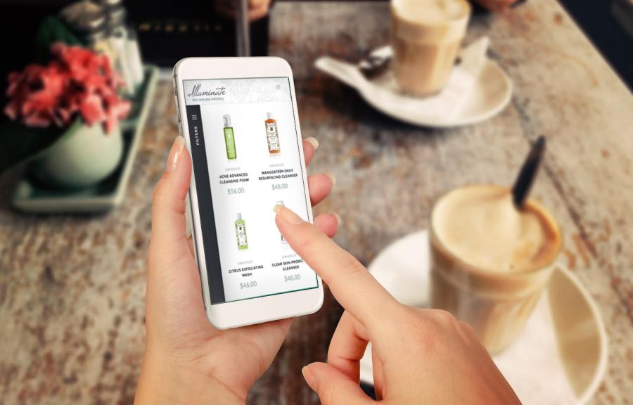 Csek Creative e-commerce client Illuminate Skin Care and Esthetics