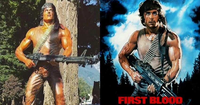 BC town's new Rambo statue receives a thumbs up from Sylvester Stallone