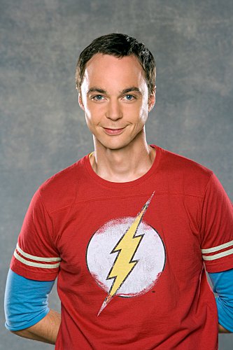 <who>Photo Credit: The Big Bang Theory on Facebook</who>Sheldon Cooper is played by Jim Parsons.