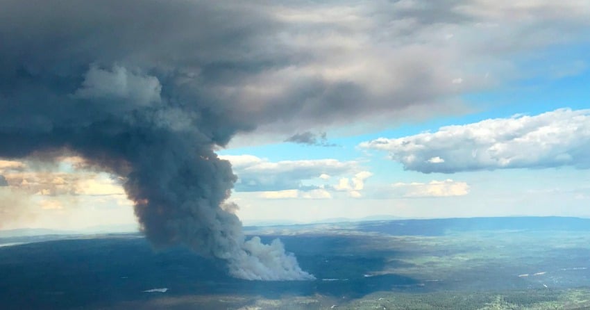 <who>Photo Credit: BC Wildfire Service</who> Allie Lake wildfire