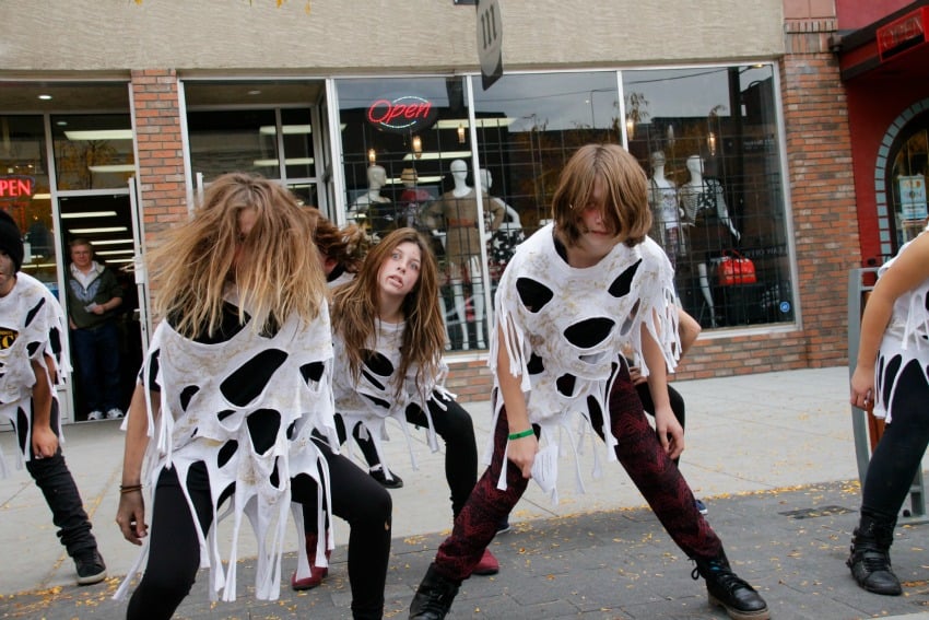 <who> Photo Credit: Studio9 </who> The students' theatre training is apparent in this photo from Studio9 School of the Arts.