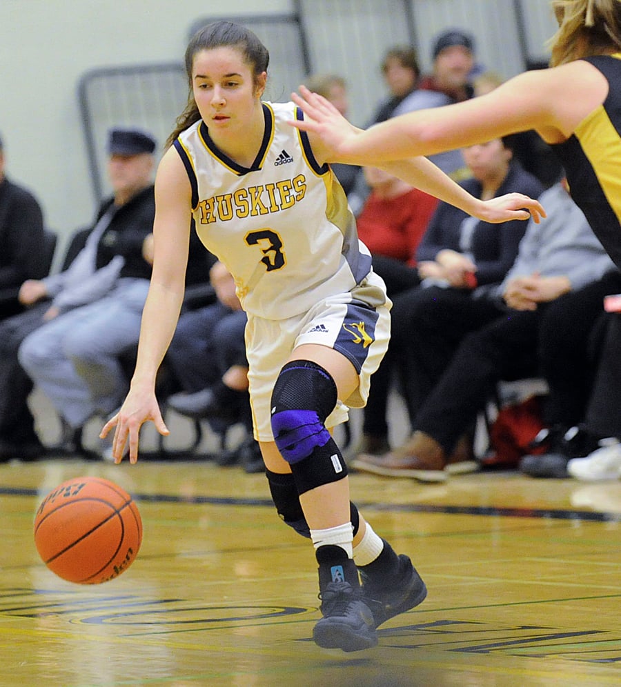 Melaina Corrado scored 17 points in the OKM Huskies win over Argyle on Thursday.
